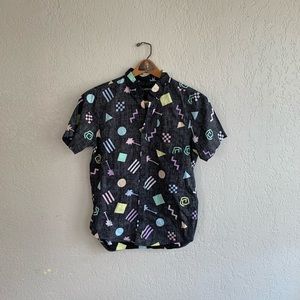 Carbon Retro Button Down